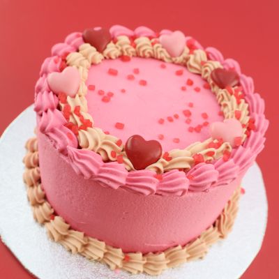 Süßer Valentinstag-Bento-Kuchen
