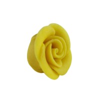 12 Marzipanrosen, Gelb, 44 mm