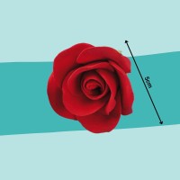 Zuckerrose rot Maße