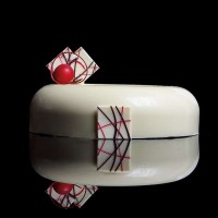 3D Schokoladendeko "Kugeln Rot" ca.22mm 162 Stck