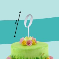 Cake Topper spiegel 0 Maße