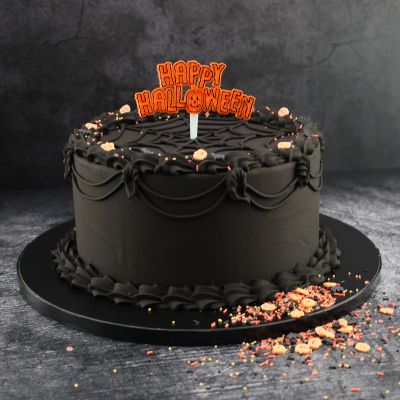 Halloween torte mit picker