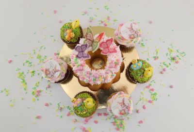 Esspapieraufleger Osterhasen - 1000 Stück
