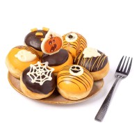 Schokoladendeko "Halloween Kürbis" Einstecker sortiert