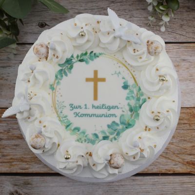  beutiful kommunion cake   Wunderschöne Kommunionstorte
