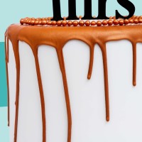 Top Chock Drip Cake Bronze Nahaufnahme