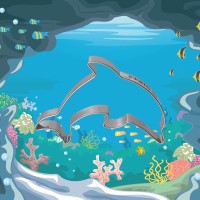 Ausstecher Delfin