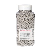 Crispearls mit Knusperkern silber ca.6 mm 750g