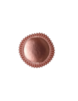 Muffin Formen metallic rosegold