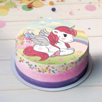 Tortenaufleger Einhorn