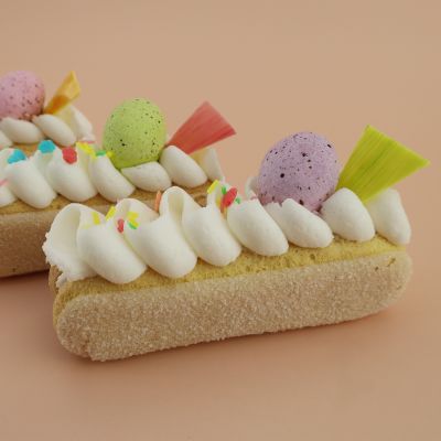  Schokoladendeko Dreieck Pastell 