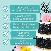 Sweet Lace schwarz Blüten und Blätter Pros