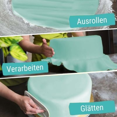Ausrollfondant Pastellblau 250g