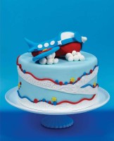 Fondantrand Wellenband Happy Birthday Beispiel