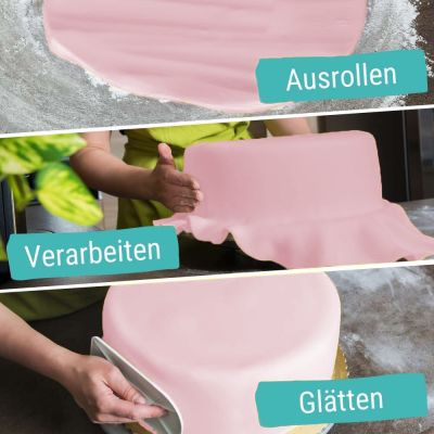 Ausrollfondant Rosa 250g