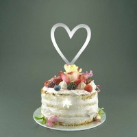 Cake-Topper "Herz" Spiegel