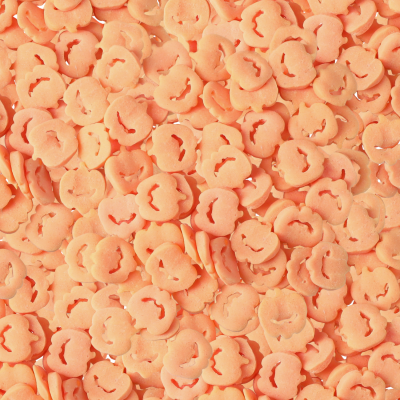 kürbis konfetti aus zucker