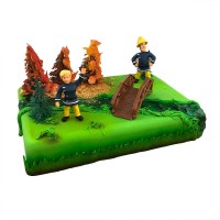 Motivtorte Feuerwehrmann