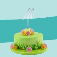 Cake Topper spiegel M auf Torte