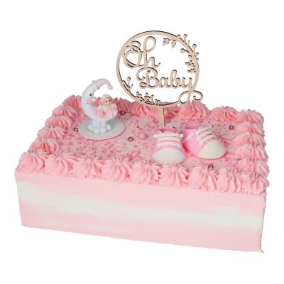 Motivtorte oh baby pink