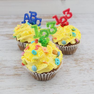 Schulanfang muffins mit pivker