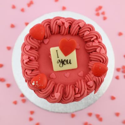 Süßer Valentinstag-Bento-Kuchen