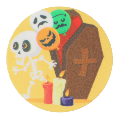 6 x Halloween-Tortenaufleger, ca. 58 mm