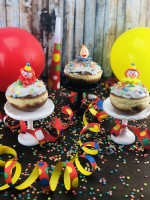 Cup Cake Dekoration Cklown Kopf Picker 