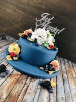 Cake-Topper "Just married" Acryl Spiegel