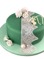 Essbare Spitze Torte