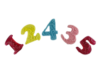 Silikonform "Zahlen romantic swirl"