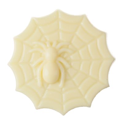 3D-Spinne auf Netz-Schokoladenaufleger