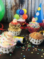 Karneval Fasching Deko Muffin