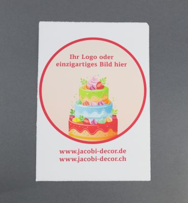 Fototorte Zuckerpapier "Brillant" A4 Drucker Papier