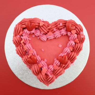 Süßer Valentinstag-Bento-Kuchen