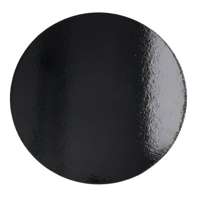 Gold/ Schwarz Untersetzer rund 30cm , 10Stück