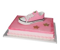 Tortendeko Sneaker rosa Spardose