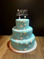 Weihnachtstorte mit Topper