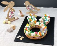 Lettercake Ostern mit Sahne
