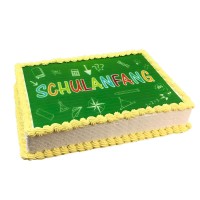 CK Hintergrund Schulanfang auf Torte