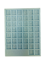Silikonform für Buchstaben und Zahlen mit Herzmuster