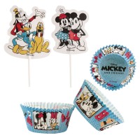 Mickey and Friends Muffinformen 24Stck plus 24 Caketopper