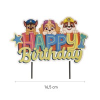 Cake Topper Paw Patrol Papier 17,5x15cm