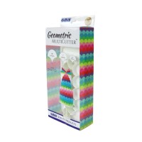 3 Geometrische Multicutter Fischschuppen