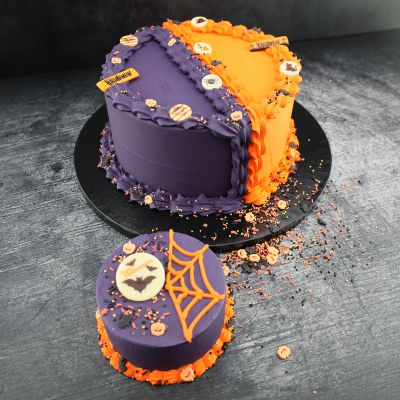 Halloween torte mit auflegern
