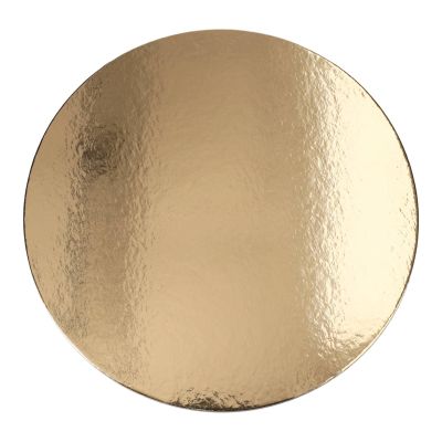 Gold/ Schwarz Untersetzer rund 30cm , 10Stück