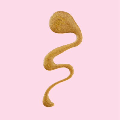 Gold kakaobutter wirbel
