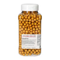 Chocoballs Metallic satin gold groß 850g Größe ca. 9-10mm