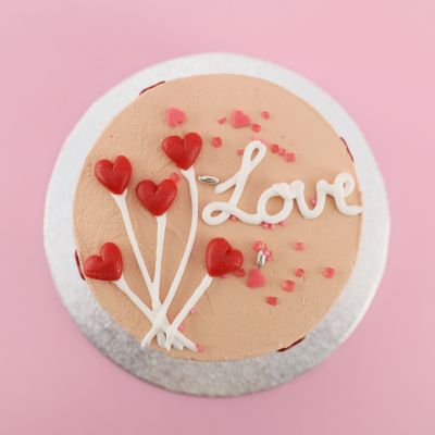 Süßer Valentinstag-Bento-Kuchen