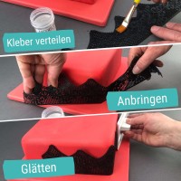 Sweet Lace schwarz Step by Step
